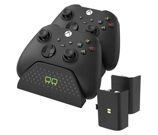 VENOM VS2881 Xbox Series S/X & One Black Twin Docking Station + 2 batteries