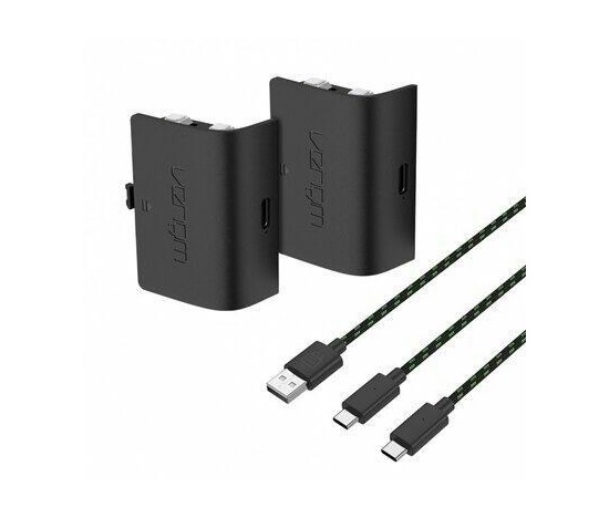 VENOM VS2882 Xbox Series S/X & One Black Twin Battery Pack + 3 meter cable