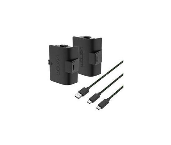 VENOM VS2883 Xbox Series S/X & One Black High Capacity Twin Battery Pack + 3 meter cable