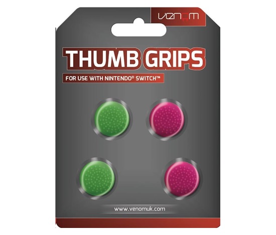VENOM VS4917 Nintendo Switch Thumb Grips (4x) - Pink and Green