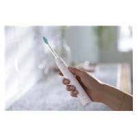 Philips HX3675/15 Sonicare elektrický zubní kartáček, sonický, časovač, tlakový senzor, 2 kusy, růžová a černá