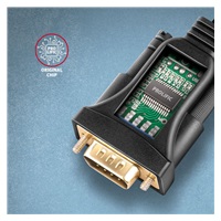 AXAGON ADS-1PSN, USB-A 2.0 - sériový RS-232 DB9-M Prolific adaptér / kábel 1.5m