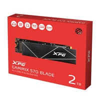 ADATA SSD 2TB XPG GAMMIX S70 Blade, PCIe Gen4x4 M.2 2280, (R:7400/ W:6800MB/s)