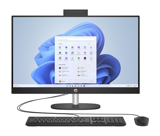 HP AiO 27-cr0000nc, 27" FHD AG IPS,RYZEN 3 7320U, 8GB LPDDR5 5500, SSD 512GB,  Win11 Home