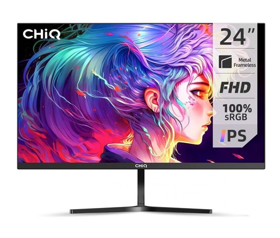 CHiQ MT 24F650 24", FHD, 75 Hz, Frameless, černý