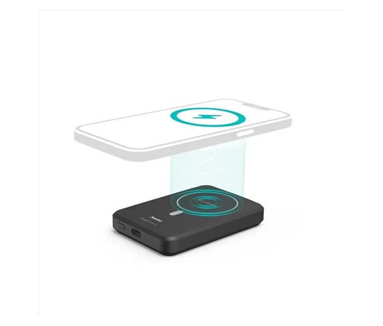 Hama MagPower5, bezdrôtová powerbanka, 5000 mAh, kompatibilná s MagSafe
