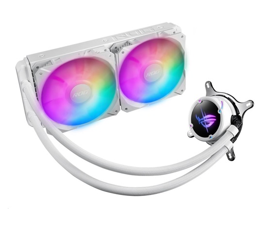 ASUS vodní chladič CPU AIO ROG STRIX LC II 240 ARGB WHITE, 2x120mm, LGA1851, AM4