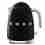 Smeg KLF03BLEU rychlovarná konvice, 1,7 l, (7 šálků), 2400 W, styl 50. let, černá