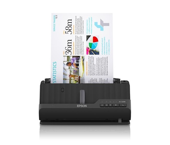 EPSON skener ES-C320W, A4, 600x600dpi, USB, Wi-Fi (direct)