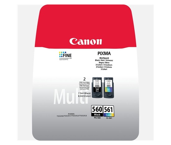 Canon CARTRIDGE PG-560/CL-561 PVP SEC pro PIXMA TS535x, TS535xa, TS745x, TS745xi (180 str.)