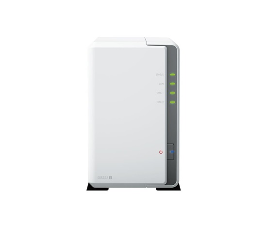 Synology DS223j DiskStation (4C/RealtekRTD1619B/1,7GHz/1GBRAM/2xSATA/2xUSB3.2/1xGbE)