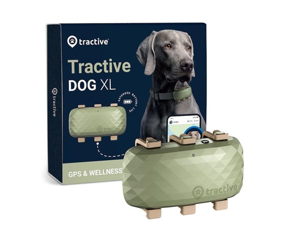 Tractive GPS DOG XL – sledování polohy a aktivity pro psy - zelený