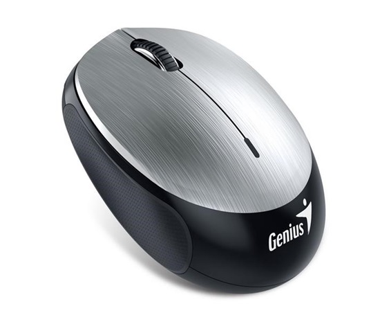 Myš GENIUS NX-9000BT/ Bluetooth 4.0/ 1200 dpi/ bezdrôtový/ dobíjateľná batéria/ strieborný