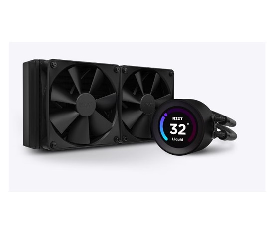 NZXT vodní chladič Kraken 240 ELITE / 2x120mm fan / LCD disp. / 6 let / LGA1851 / AM5