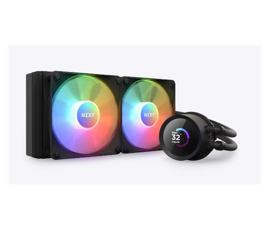 NZXT vodní chladič Kraken 240 RGB / 2x120mm fan / LCD disp. / 6 let / LGA1851 / AM5