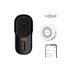 iGET HOME Doorbell DS1 Black + Chime CHS1 White