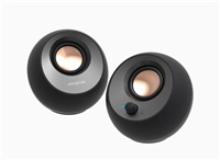 Creative PEBBLE V3, stolní 2.0 reproduktory s USB-C a Bluetooth 5.0 - černé