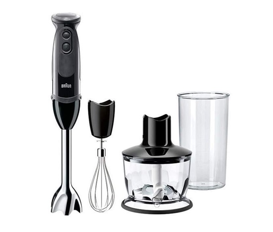 Braun MultiQuick 5 Vario MQ5235BK, černý, tyčový mixér, 1000W, 21 rychlostí, pulzní spínač, drcení ledu
