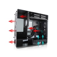 IN WIN case 909, Full Tower, bez zdroja, čierna, USB 3.1