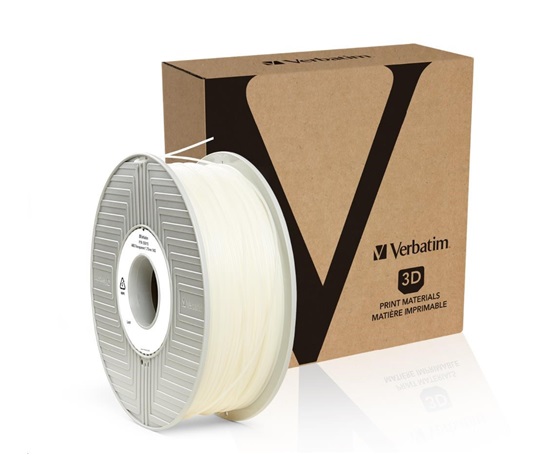 VERBATIM Filament pre 3D tlačiarne ABS 1.75mm, 404m, 1kg priehľadný