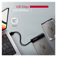 AXAGON ADSA-FP2A USB-A 5Gbps - SATA 6G 2.5" SSD/HDD SLIM adaptér