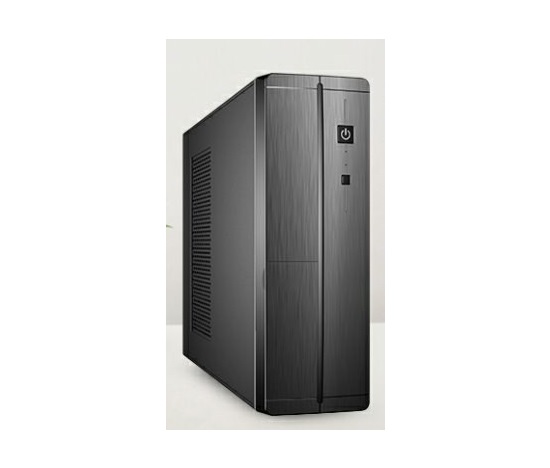 CRONO skříň MT-ITX3 Midi Tower, bez zdroje, černá