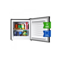 CHiQ CSD31D4E minibar, 31 litrů, 2 přihrádky, -24 °C až +10 °C, mrazák - lednice, 41 dB