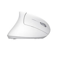 TRUST vertikální myš Verto bezdrátová ergonomická myš, USB, bílá