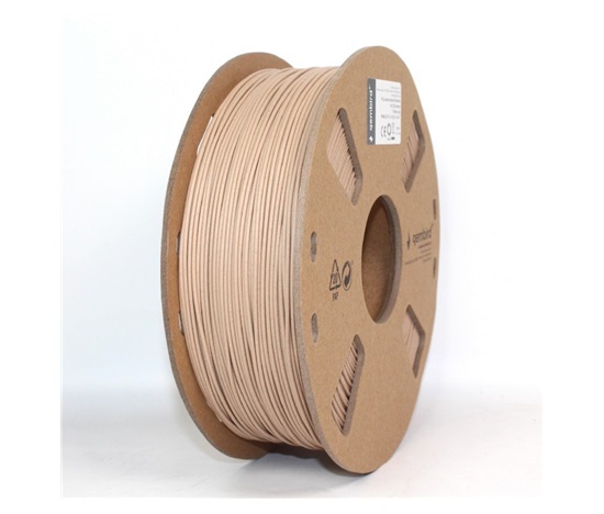 GEMBIRD Tisková struna (filament) PLA, 1,75mm, 1kg, přírodní dřevo