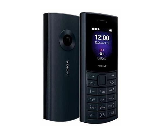 Nokia 110 4G Dual SIM, černo-modrá (2023)