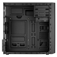 EUROCASE skříň MC X103 black, micro tower, 1x USB 3.0, 2x USB 2.0, 2x audio, bez zdroje