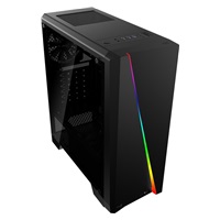 AEROCOOL skříň Cylon, Mid tower, 1x USB 3.0, 2x USB 2.0, 2x audio, bez zdroje
