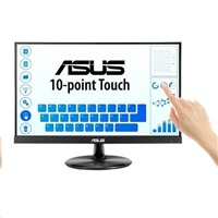 Dotykový displej ASUS LCD 21.5" VT229H Touch 1920x1080, lesklý, D-SUB, HDMI, 10-bodový dotykový, IPS, bezrámčekový, USB, VESA