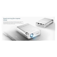 ASUS PROJEKTOR LED E1R ZenBeam, 200lum. LED 854x480 automatic portrait projection mode, battery 4h, USB-A HDMI