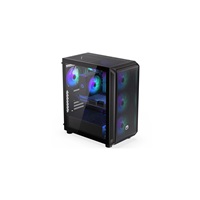 ENDORFY Case Arx 500 ARGB, Průhledná bočnice, ATX, 4x140mm ARGB Fan, černá