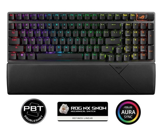 ASUS klávesnice ROG STRIX SCOPE II 96 WL/NXSW/US/PBT