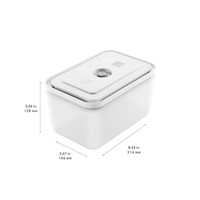 ZWILLING vakuová nádoba, velikost L, plast, bílá, 2300 ml - Fresh & Save