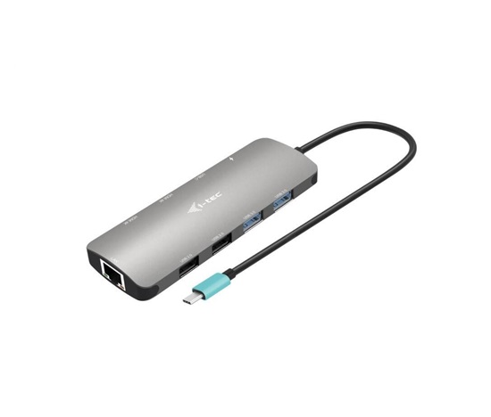 i-tec USB-C Metal Nano 2x HDMI Docking Station, PD 100W