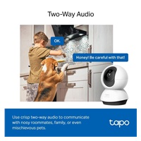 TP-Link Tapo C220 domácí-indoor kamera, (4MP, 2K QHD 1440p, IR 9m, WiFi, micro SD card)