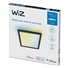 PHILIPS WiZ Panel Tunable White 36W čtverec černý - stropní svítidlo