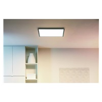 PHILIPS WiZ Panel Tunable White 36W čtverec černý - stropní svítidlo