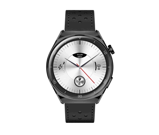 Garett Smartwatch V12 Black leather
