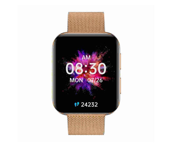 Garett Smartwatch GRC MAXX Gold steel