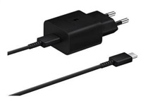 Samsung cestovní nabíječka EP-T1510XBE, PD, 15W, kabel USB-C, černá, EU
