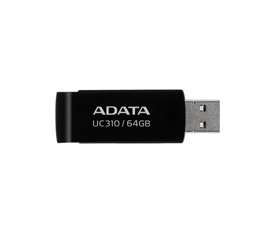 ADATA Flash Disk 64GB UC310, USB 3.2 , černá