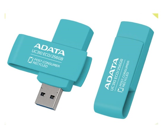 ADATA Flash Disk 128GB UC310E ECO, USB 3.2 , modrá