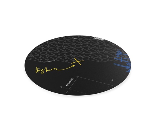 ENDORFY Podložka pod židli FP110C, 1100x1100, kruhová, černá