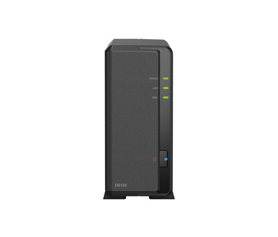 Synology DS124 DiskStation (4C/RealtekRTD1619B/1,7GHz/1GBRAM/1xSATA/2xUSB3.2/1xGbE)