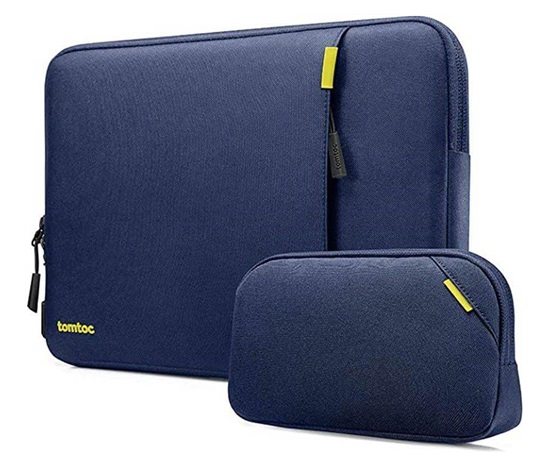 tomtoc Sleeve Kit - 16" MacBook Pro/ 15,3“ MacBook Air, námořní modrá