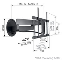 Vogel's TVM 7655 Designmount